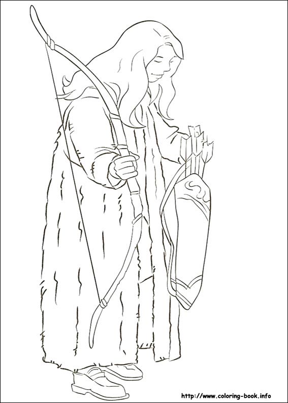 The chronicles of Narnia coloring picture